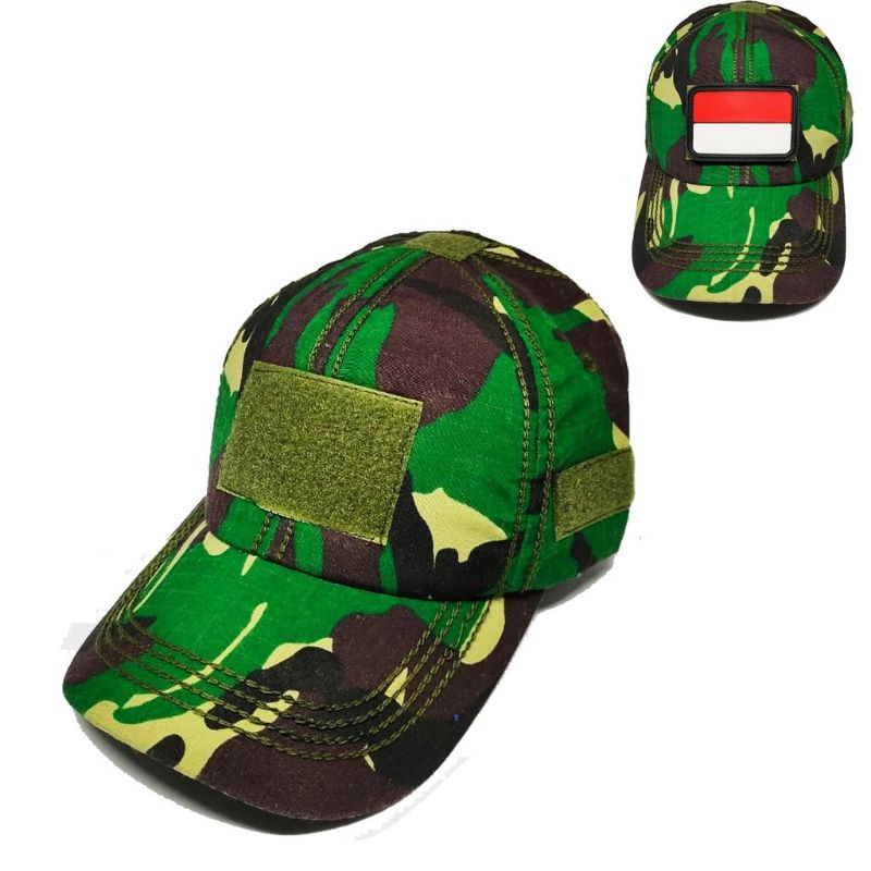 Jual TOPI TACTICAL VELCRO PEREKAT RIPSTOP OUTDOOR TOPI MILITER ARMY ...
