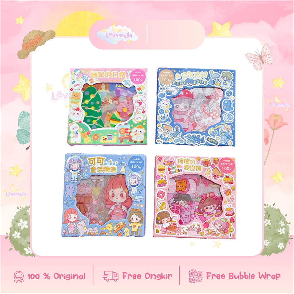 Jual READY STOCK STIKER DIY STIKER SCRAPBOOK MAIMAO STICKER ANTI AIR