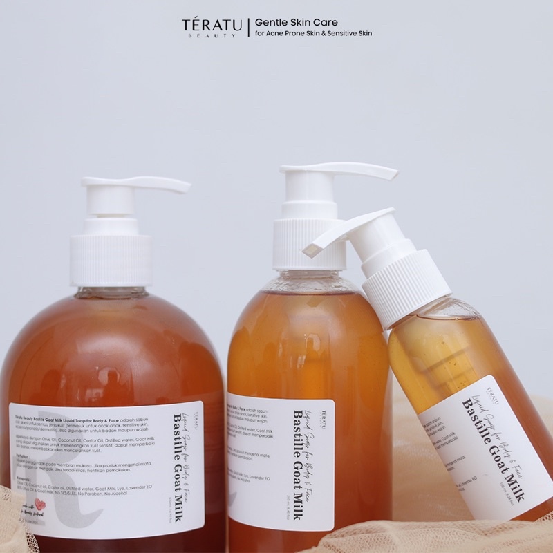 Jual Teratu Beauty Liquid Soap Bastille Goat Milk (Psoriasis
