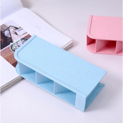 Jual Rak Laci Plastik 4 Slot / Rak Mini 4 Sekat Pulpen Spidol | Shopee ...