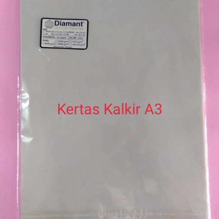 Jual Murah Kertas Kalkir A3 80 85 Grm Tracing Paper Shopee Indonesia