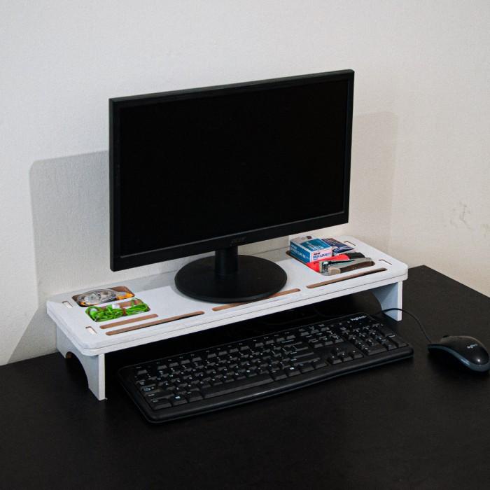 Jual Meja Stand Tatakan Monitor Komputer Desktop Serbaguna MDF - LC053 ...