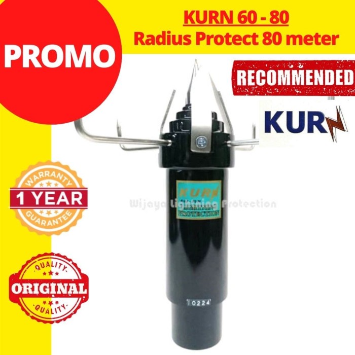 Jual Perlengkapan Listrik Penangkal Petir Kurn R80 | Shopee Indonesia