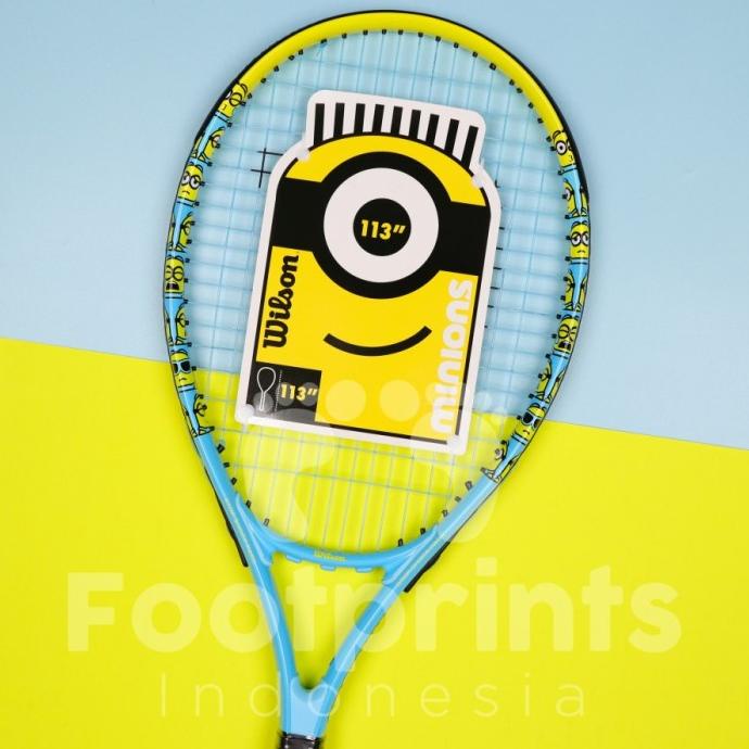 Jual RAKET TENIS WILSON MINIONS 113 TENNIS RACKET PEMULA 275 GR