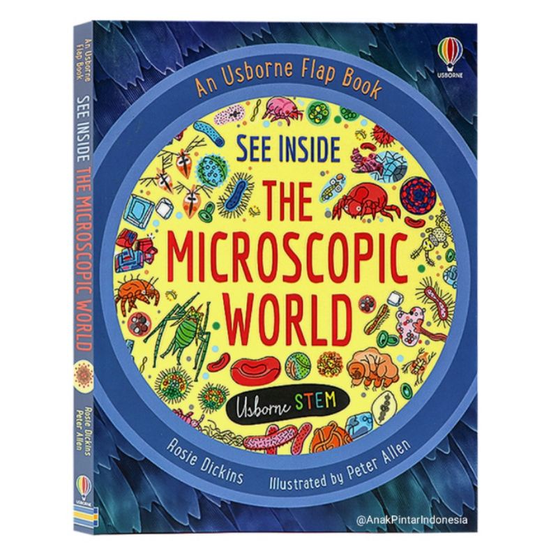 Jual AN USBORNE FLAP BOOK SEE INSIDE THE MICROSCOPIC WORLD | Shopee ...
