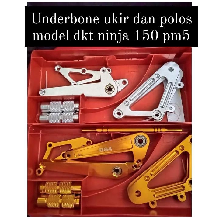 Jual VARIASI UNDERBONE POLOS DAN UKIR MODEL DKT NINJA 150 PM5 | Shopee ...