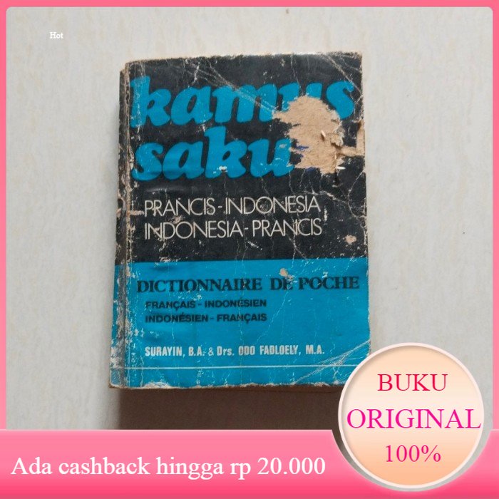 Jual Kamus Saku Perancis Indonesia Indonesia Perancis Original Bekas