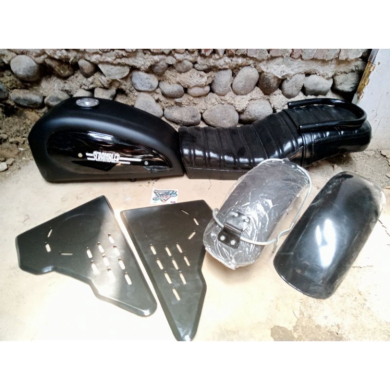 Jual Paket Custom Ducati Scrambler Cat Paket Body Seat Custom Japstyle ...