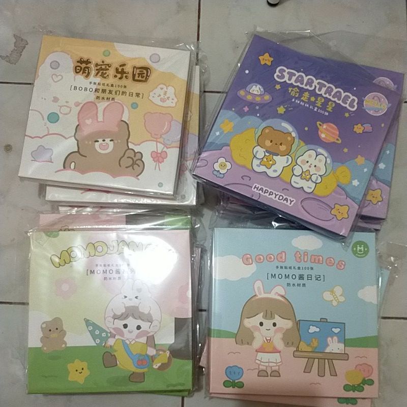Jual STICKER 1 BOX ISI 100pc | Shopee Indonesia