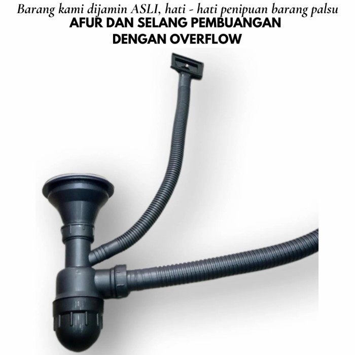 Jual Afur Selang Pembuangan Bak Cuci Piring Kitchen Sink Single