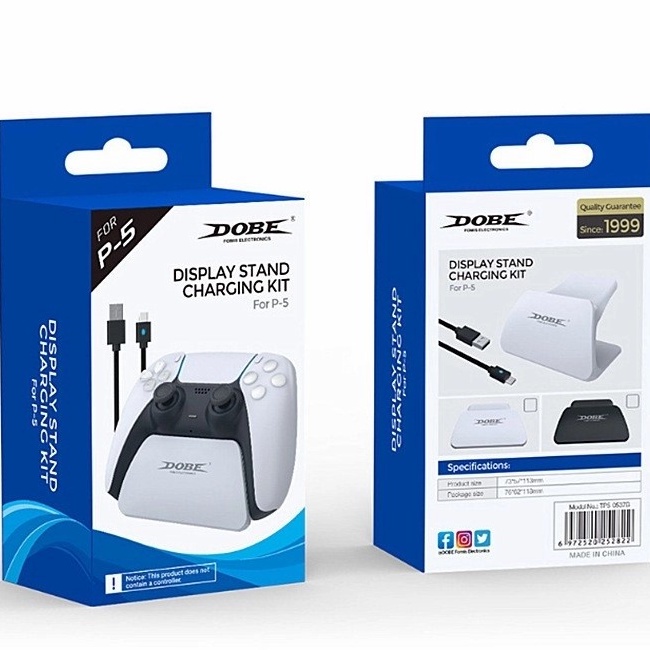 Jual DOBE Stand Charging Dock Controller Stick Stik DS5 PS PS5 ...
