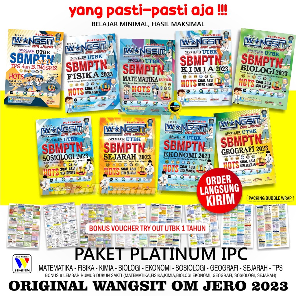 Jual Buku Wangsit UTBK SBMPTN 2023 / Buku Wangsit SNBT 2023 / Buku ...