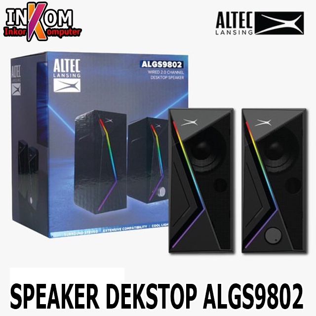 Jual Speaker Gaming Rgb Altec Lansing Algs Speaker Gaming Pc