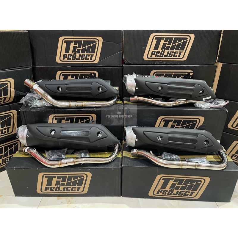 Jual Knalpot Standar Racing TZM Project Non SS Pro Full Pack Yamaha ...