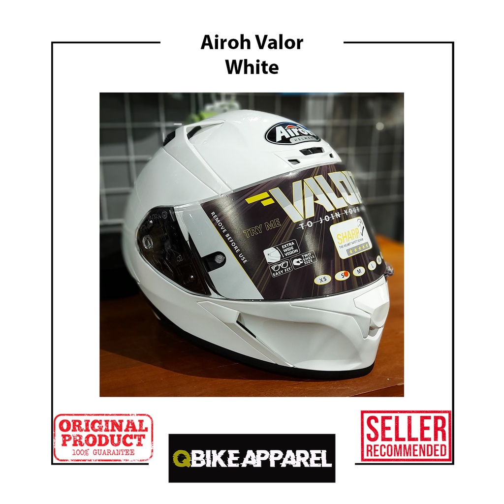 Shopee Visor Iridium Airoh Valor Jual Helm Motor Full Face Flat