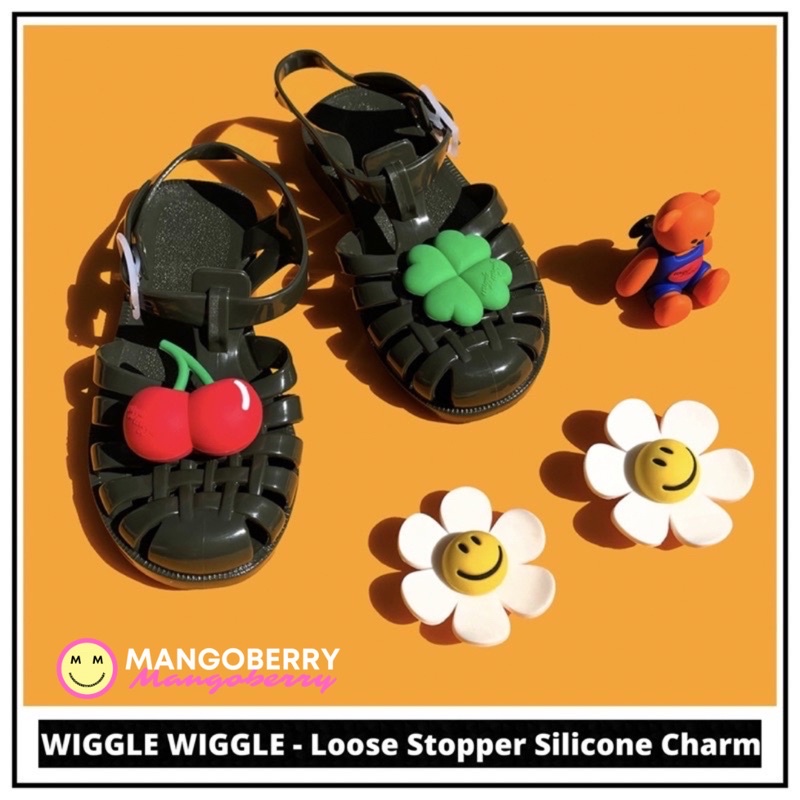 【Wiggle Wiggle】Silicone Charm SET [Honey Bee] Wiggle fashionable wiggle Honey Bee Charm 5