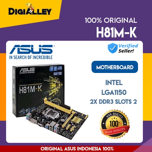 Jual Motherboard ASUS H81MK Socket LGA 1150 DDR3 ORIGINAL Shopee Indonesia