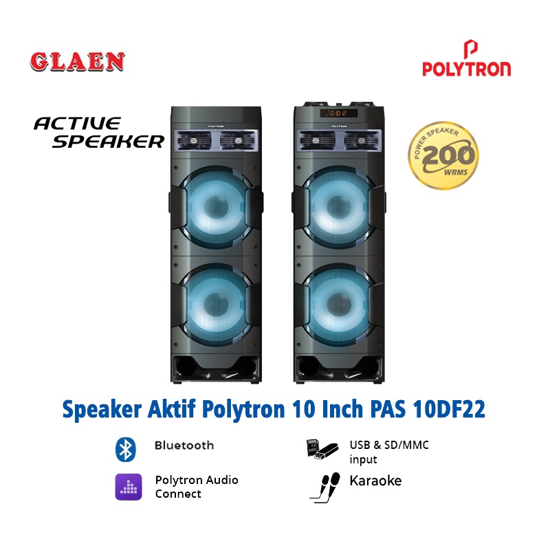 Jual Speaker Aktif Bluetooth Polytron PAS 10DF22 | Speaker Aktif ...