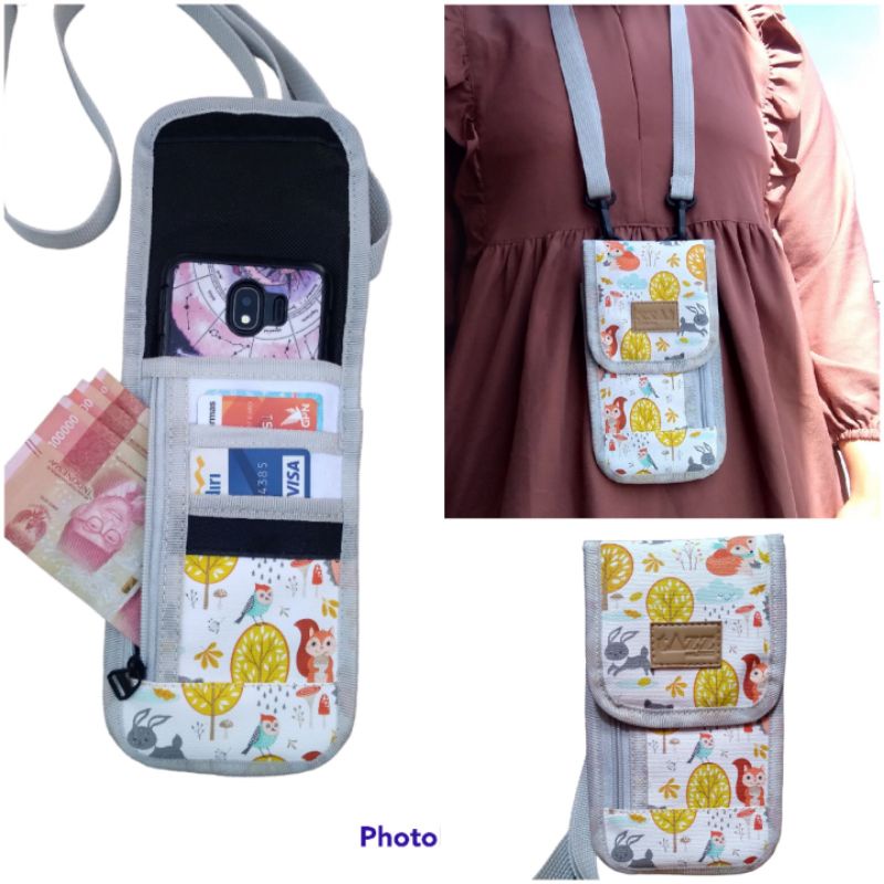 Jual Promo!! Tas Selempang Hp Wanita Corak Terbaru/Dompet Hp selempang