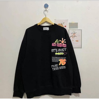 Jual 2ND ARCHIVE SWEATER CREWNECK (V1) | Shopee Indonesia