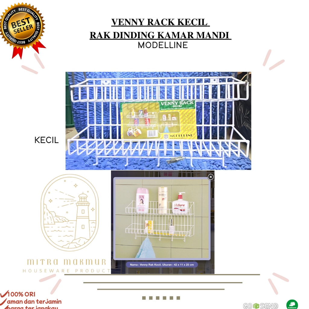 Jual NEW!! VENNY RACK KECIL DAN BESAR / RAK DINDING KAMAR MANDI ...