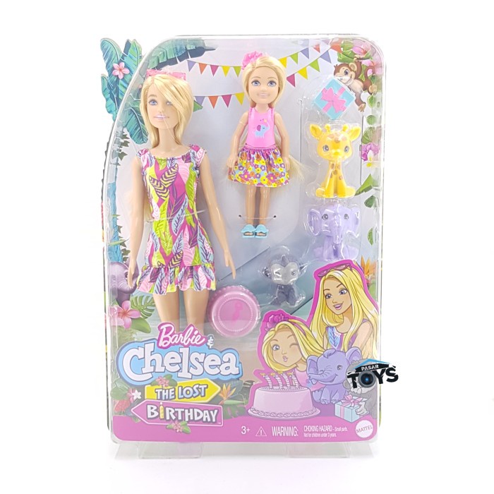 Jual Barbie And Chelsea The Lost Birthday Playset With Barbie & Chelsea ...