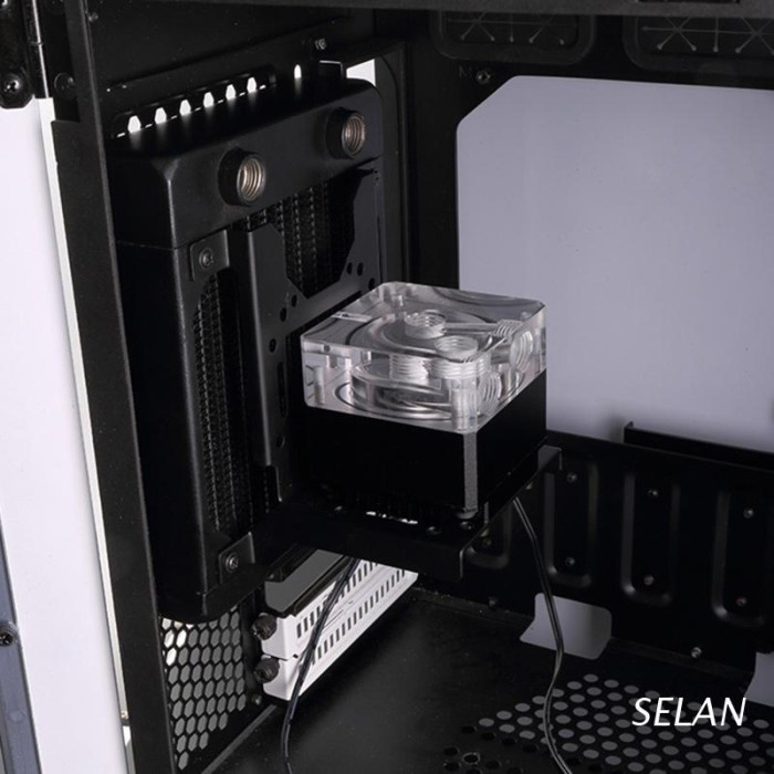 Jual SEL PC Water Cooling Pump Radiator Support Holder Upright Drainage Tan Shopee Indonesia