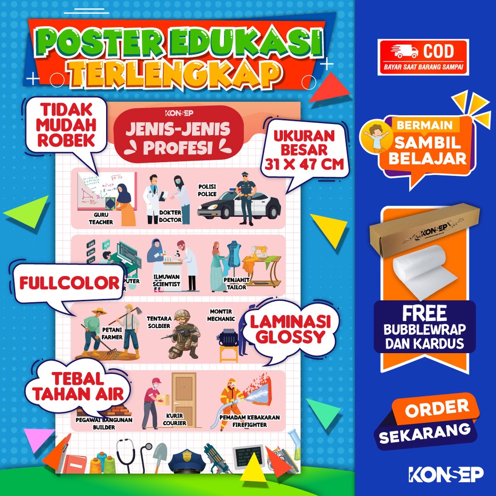 Jual Konsep Poster Edukasi Viral / POSTER Anak Viral Edukasi ...