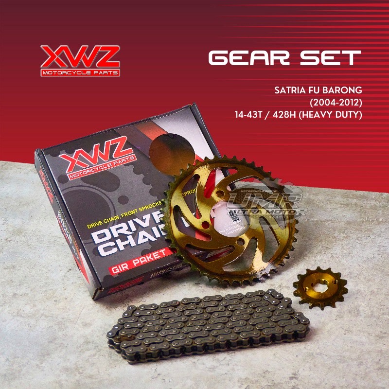 Jual Gear Gir Set Gir Paket Satria Fu Barong Satria Fu Lama Xwz Shopee Indonesia