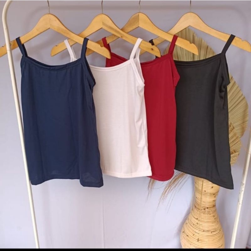 Jual Singlet Wanita Tali kecil Kaos Dalam tanktop tengtop tangtop polos ...