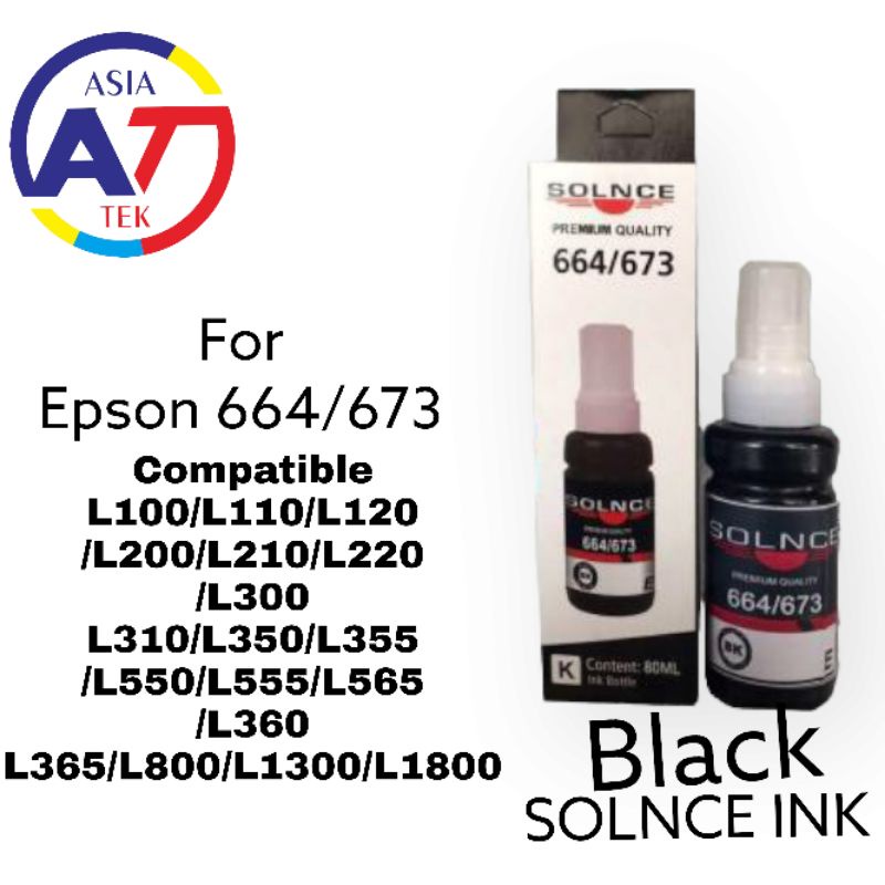 Jual TINTA SOLNCE EPSON 664/673 L120 L220 L360 SERIES | Shopee Indonesia
