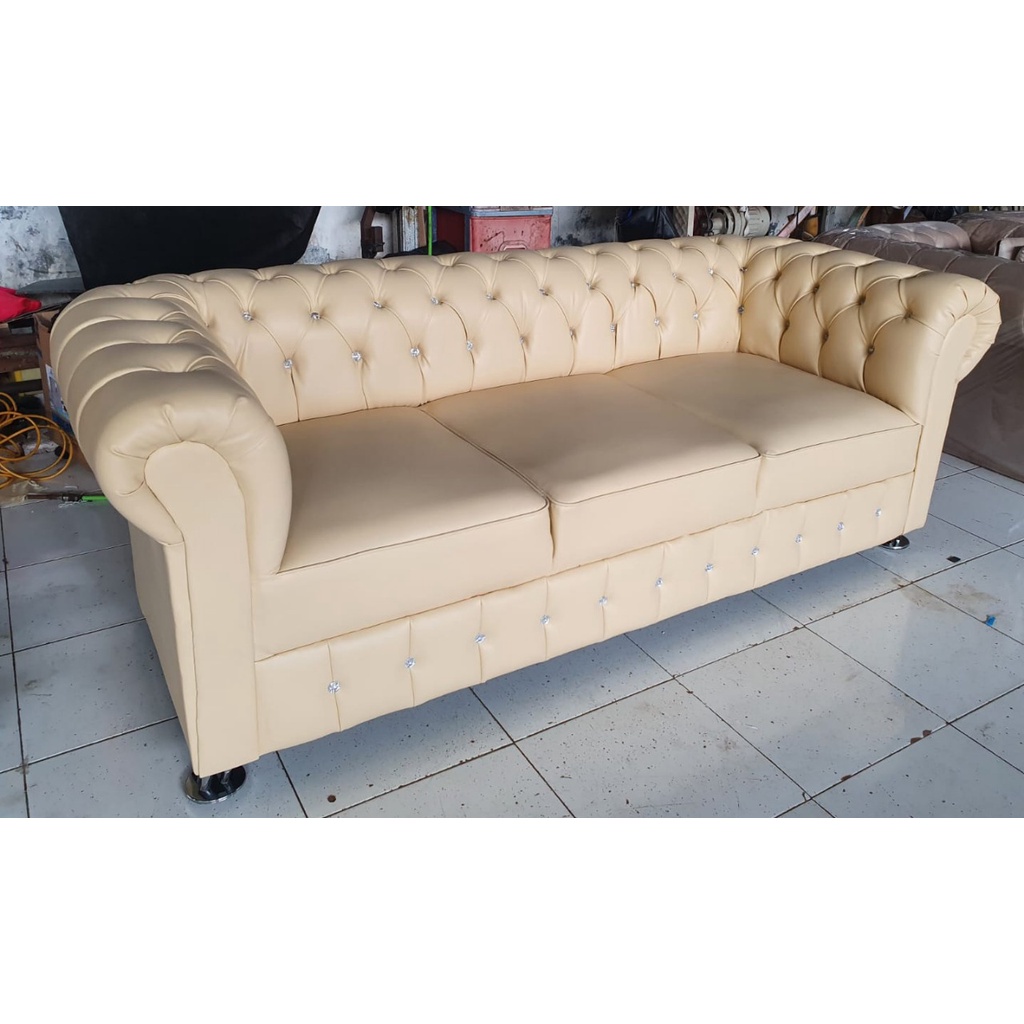 Jual Sofa Minimalis Chesterfield Full Set Shopee Indonesia