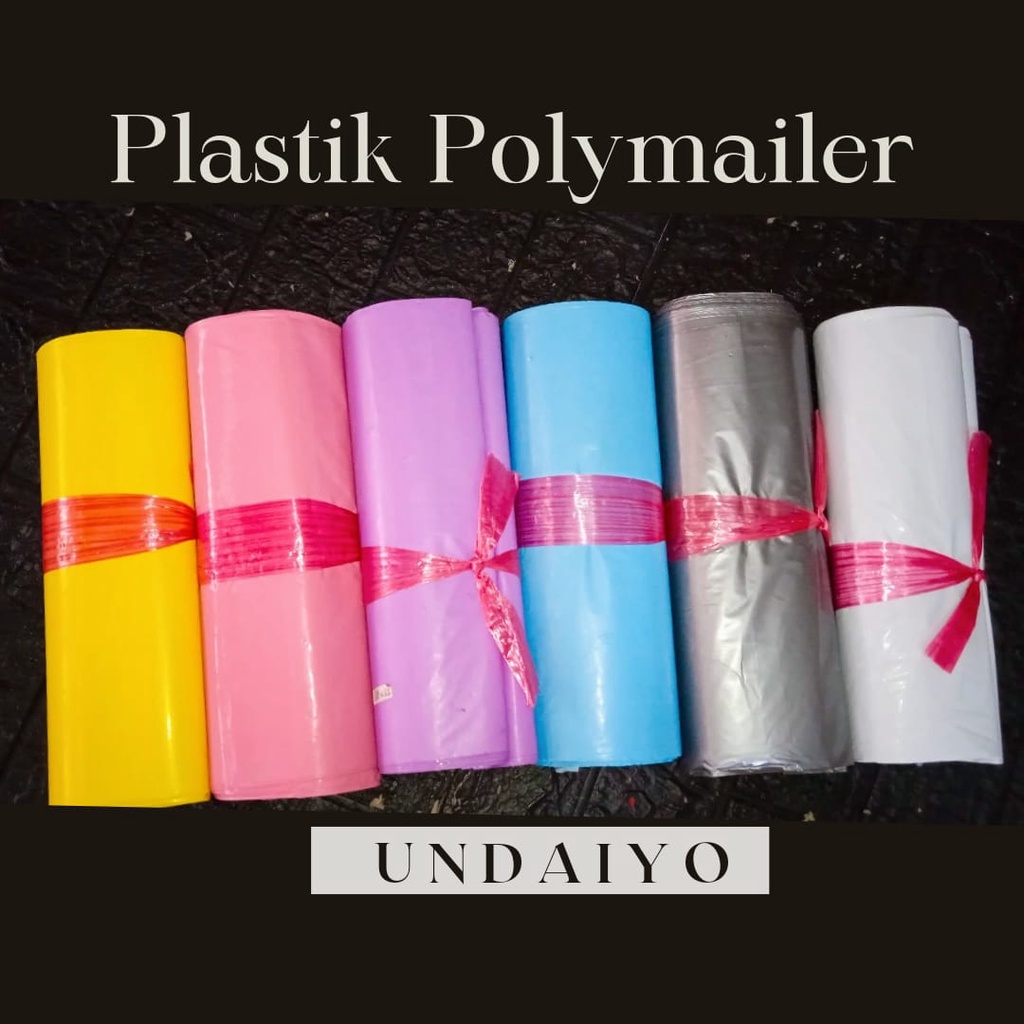 Jual 1 GULUNG ISI 100 Plastik Polymare olshop ukuran BESAR isi 100 ...