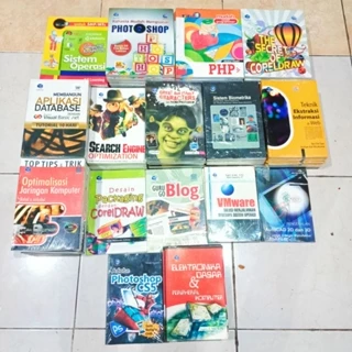 Buku KOMPUTER / TEKNOLOGI / CODEIGNITER / VISUAL BASIC / WEEBLY / MICROSOFT WORD / MICROSOFT EXCEL / SQL SERVER / JARINGAN WIRELESS / WOW COMMERCE / JAVA / BLOGSPOT / BLOGGER / VISUAL STUDIO / ANDROID