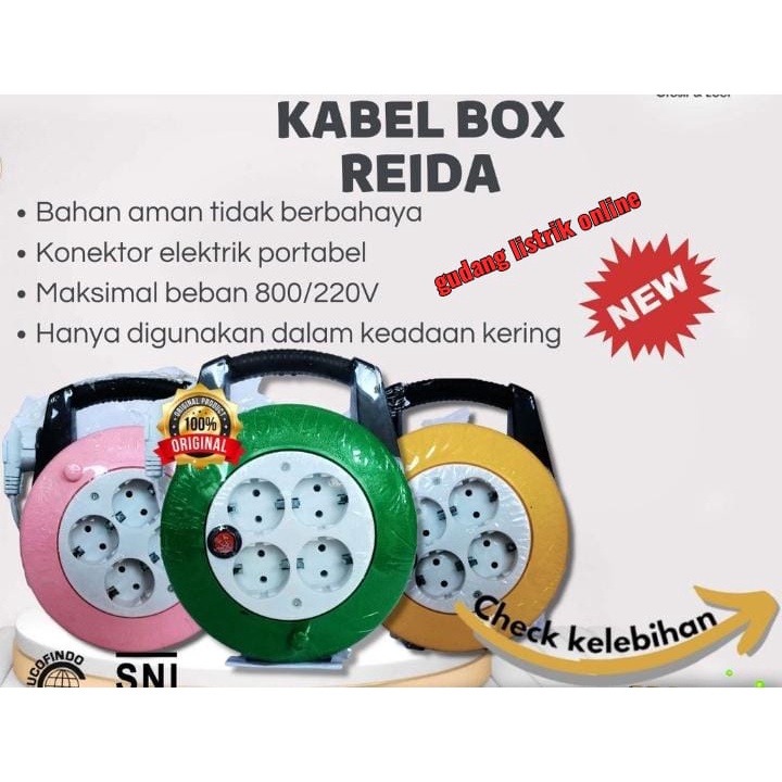 Jual Kabel Roll Box Kabel Box Warna Box Kabel Stop Kontak M Dan M