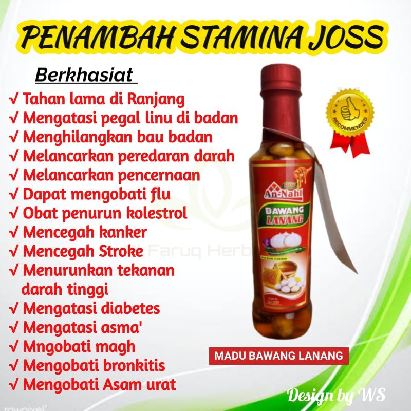 Jual Madu Bawang Lanang Madu Super Kuat Tahan Lama Stamina Suplemen Pria Masalah Ranjang