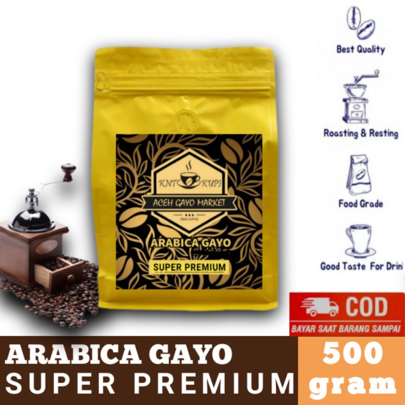 Jual KOPI ARABIKA ACEH GAYO PREMIUM 500gram.…