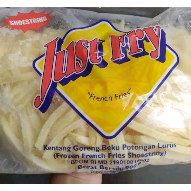 Jual Diamond Just Fry French Fries / Kentang goreng beku Just Fry 900gr ...