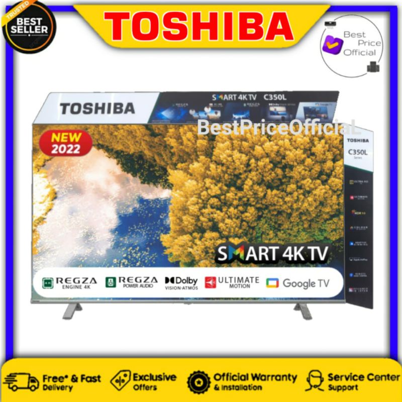 Jual TOSHIBA 65C350LP Led Smart TV 65 Inch Google TV 4K UHD Dolby ...