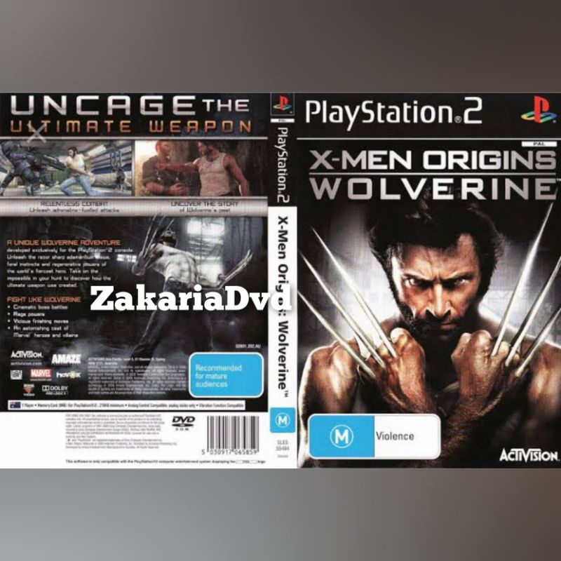 X-Men Origins : Wolverine Jeu Playstation 2 PS2 Avec Notice AF80 - Games and toys