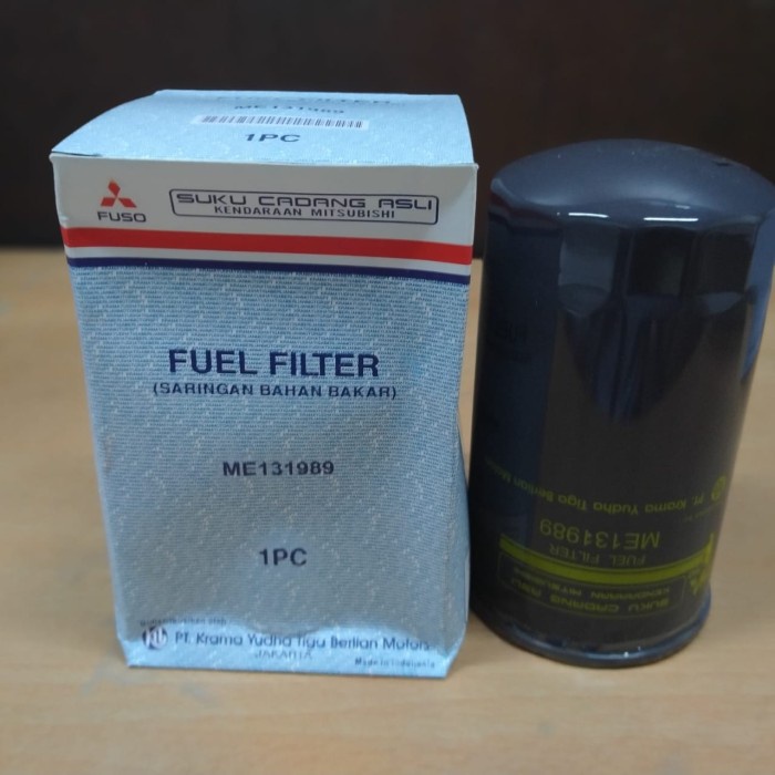 Jual FILTER SOLAR FUSO 6D22 - ME131989 FUEL FILTER ORIGINAL MITSUBISHI ...