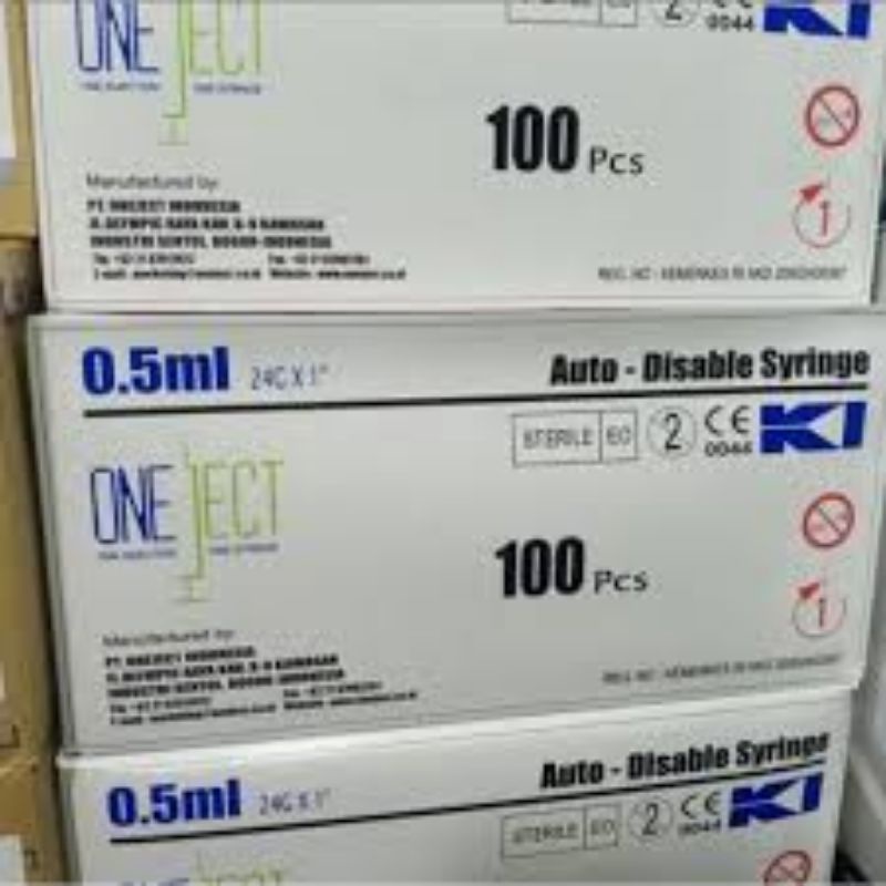 Jual Spuit 0,5 ml dan 0,05 ml ONEJECT | Shopee Indonesia