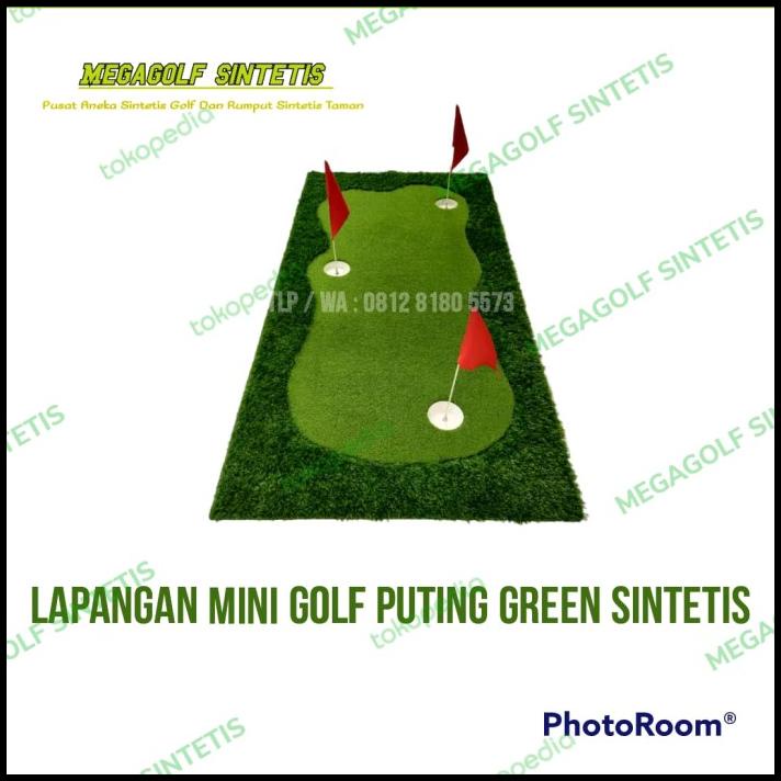 Jual Lapangan Mini Golf Putting Green Gras Premium 100 X 250 Cm
