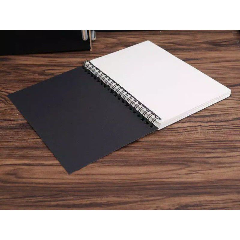 Jual Buku Sketsa / Sketchbook A5 Polos Craft Vintage Sektch book murah