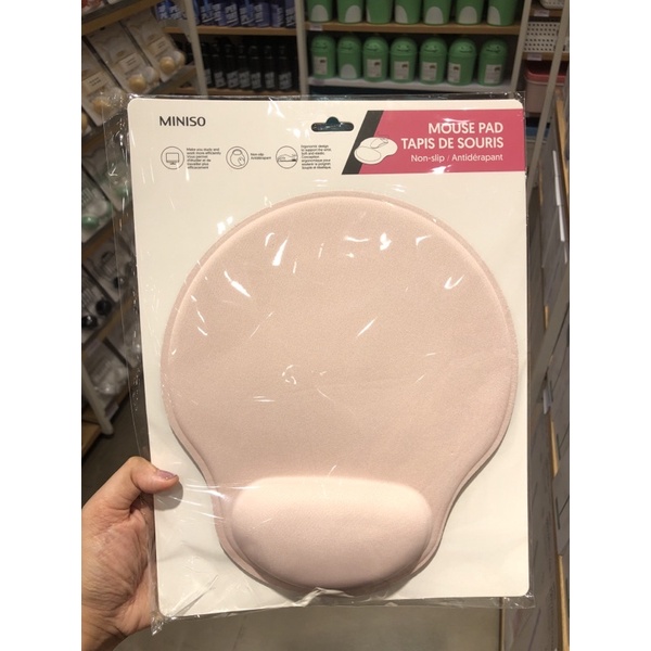 Jual MOUSE PAD MINISO WITH WRIST REST MOUSEPAD ALAS MOUSE Shopee