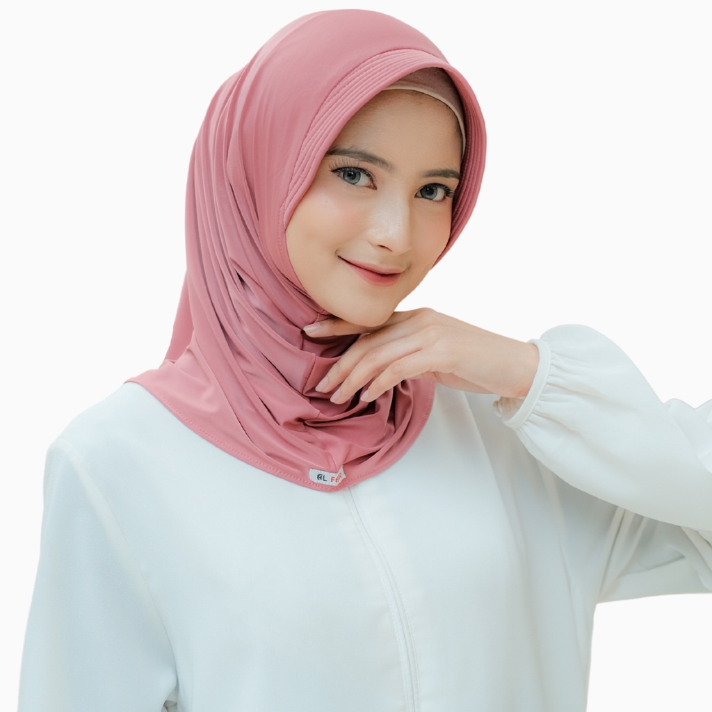 Jual Hijab Instan Bergo Sport Tazetta Spandex Al Fajri Scarf Shopee