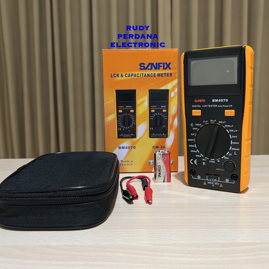 Jual LCR METER DIGITAL INDUCTANCE CAPACITANCE RESISTANCE SANFIX BM4070