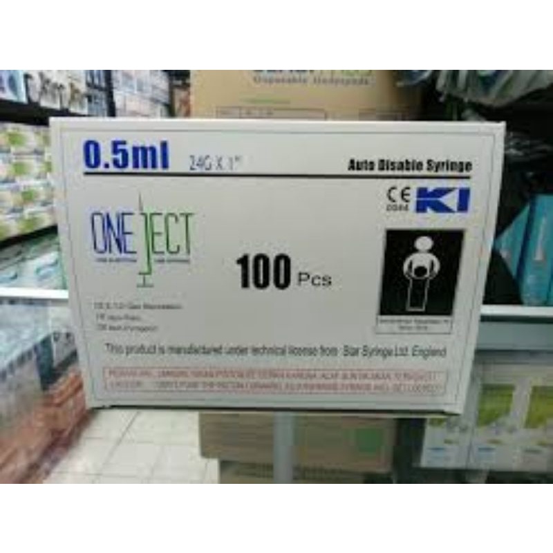 Jual Spuit 0,5 ml dan 0,05 ml ONEJECT | Shopee Indonesia