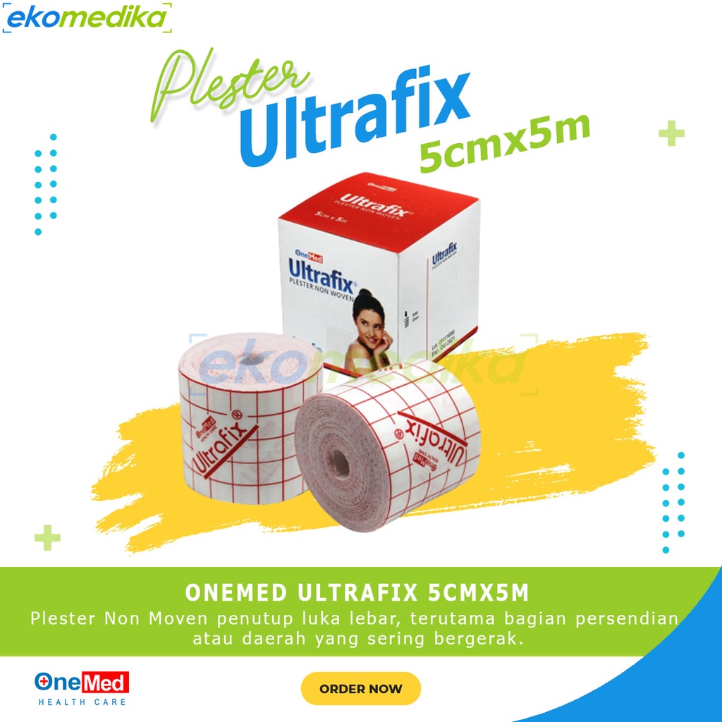 Jual Ultrafix Cm X M Onemed Plester Luka Non Woven Ultrafix X Cm Shopee Indonesia