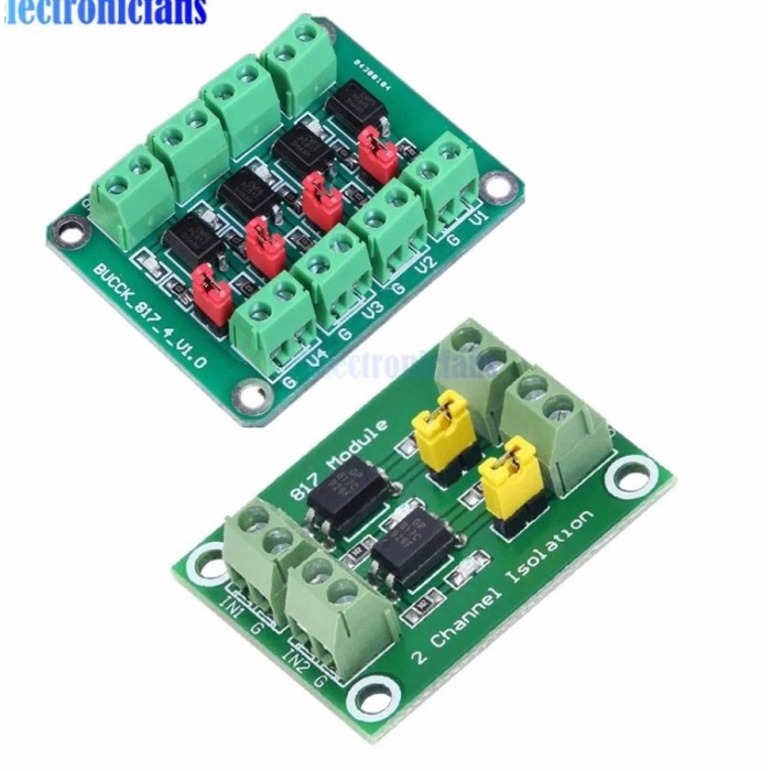 Jual PC817 2Ch 4Ch Optocoupler Isolation Board for PLC Arduinoo ...